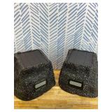 Retails for $129! Herdio 6.5" Rock Bluetooth Speakers Outdoor Waterproof IPX7 Wireless Solar Max 200 Watt, TWS Connection Powered with Rechargeable Battery for Garden Patio Deck Pool Backyard Black 1P