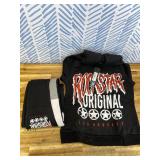 Boys Wizzurd Black/Grey Stacked Flare Track Set