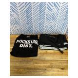 Antoon Black T-Shirt/Stacked Flare Track Set