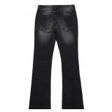 Boys Dag Black Wash Stacked Flare Jean