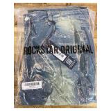 Teyja Light Wash Distressed Super Stacked Jean