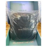 Retails for $151! Quiet Mind Weighted Pillow for Adults 9 Lbs - Get Better Sleep - Sustainably Made and Chemical Free - Machine Washable (Medium, Blueberry)