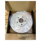 Retails for $105! Front Brake Pads And Rotors Kit Compatible With 2005-2012 Subaru Outback, 2009-2010 Forester, Automotive Replacement Brake Kits 31407 D929-7830 Geomet Drilled And Slotted Rotors 293.