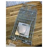 Faicuk Large Collapsible Humane Live Animal Cage Trap for Raccoon, Opossum, Stray Cat, Rabbit, Groundhog and Armadillo 32 x 11 x 13 Inch