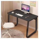 Computer Desk Modern Simple Style Desk for Home Office, 31.5 inch Small Writing Tablefor Bedroom (White)