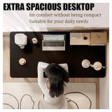 Computer Desk Modern Simple Style Desk for Home Office, 31.5 inch Small Writing Tablefor Bedroom (White)