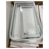 Computer Desk Modern Simple Style Desk for Home Office, 31.5 inch Small Writing Tablefor Bedroom (White)