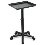 Salon Tray on Wheels, Salon Rolling Tray with Adjustable Height, Hair Stylist Tray, Suitable for Tattoo Tray and Dental Tray