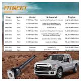Retails for $189! Front Complete Drive Shaft Fit for Ford F-250/F350/F450/F550 Super Duty Excursion 1999-2010 5.4L, 6.8L, 4WD Prop Shaft Driveshaft Assembly Replaces 5C3Z4A376AA, YC3Z4A376CA, 65-9300,