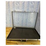 Retails for $130! Card Show Display Case Large Aluminum 34"x22", Lockable Trading Card Display Case with Handle, Sports Card/TCG/Jewelry Display Box - Silver