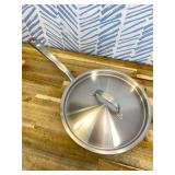 Retails for $179! Made In Cookware - 3 Quart Stainless Steel Saucier Pan - 5 Ply Stainless Clad - Professional Cookware - Crafted in Italy - Induction Compatible