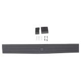 TCSN Tailgate Flexible Step Moulding Cover Trim with Button Rear Upper for Ford for F150 2015-2019 Black FL3Z9940602B FL3Z-9940602-B HSK1651