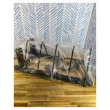 Retails for $120! Yaheetech Horizontal Plate and Olympic Bar Rack