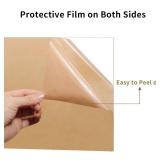 12 x 24 inch Clear Acrylic Sheets 1/8 inch Thick - 2 Pack Transparent Plexiglass Plastic Cast Panels for DIY Craft Projects, Signs, Display Cases - Easy to Cut with Laser, Saw or Hand Tools
