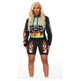 Bridgette Black Short Set