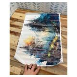 Generic Watercolor Forest Poster Forest Wall Art Serenity Nature Landscape Wall Decor Modern Rustic Scenic Nature Prints 16x24inch Unframed, 16.00