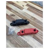 Bus Bar 250A 12V Power Distribution Block 4 x 5/16"(M8) Studs for Automotive Marine Car Audio, 12 Volt Battery Busbar Terminal Block with Waterproof Cover (Pack of 2, Positive & Negative)