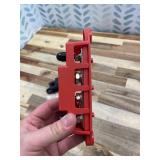 Bus Bar 250A 12V Power Distribution Block 4 x 5/16"(M8) Studs for Automotive Marine Car Audio, 12 Volt Battery Busbar Terminal Block with Waterproof Cover (Pack of 2, Positive & Negative)