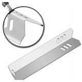 15" Stainless Steel Grill Parts Replacement for Dyna-Glo DGF510SBP, Uniflame GBC1059WB Heat Plates for Backyard Grill BY15-101-001-02, BY13-101-001-13,Steel Heat Shield Tent 4-Pack