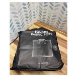 AC Infinity Square Heavy Duty Fabric Pots, 5 Gallon Aeration Reusable Grow Bags 5-Pack with 500G Thick Nonwoven Fabric and Plant Stake Loops, for Garden Growing Fruits, Vegetables, and Flowers