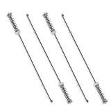 Canamax W10780045 Washer Suspension Rods Kit - Compatible with Whirlpool Kenmore Amana Washers - Replaces W10537442 AP5971396 W10821951 - Pack of 4