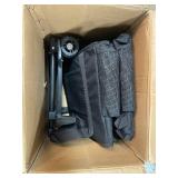 LoDrid Rolling Cleaning Bag with Detachable Trolley, Portable Cleaning Cart on Wheels for Supplies, Professional Caddy with Shoulder Strap for Housekeepers, Black (Patent Design)