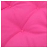 Water Resistant Papasan Cushion, Rocker Chair Pads, Hammock Seating Cushion for Hanging Egg Chair Folding Garden Sofa Patio Garden Swing Chair Hot Pink Round 24"