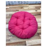 Water Resistant Papasan Cushion, Rocker Chair Pads, Hammock Seating Cushion for Hanging Egg Chair Folding Garden Sofa Patio Garden Swing Chair Hot Pink Round 24"