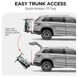 Retails for $250! Rockland Foldable 2-Bike Rack with Lock, 200 lbs Capacity, Hitch Mount Bike Rack, Fits up to 5" Fat Tire Width and 50" Wheelbase, Bike Carrier Rack for 2" Receiver for Cars SUVs Vans