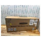 Retails for $250! Rockland Foldable 2-Bike Rack with Lock, 200 lbs Capacity, Hitch Mount Bike Rack, Fits up to 5" Fat Tire Width and 50" Wheelbase, Bike Carrier Rack for 2" Receiver for Cars SUVs Vans