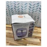 Rotating Grain Storage Bin 6 Grids Rice Container One-Click Output Large Capacity Food Dispenser For Rice Grains Sealed Moisture Proof Organizer (Small)