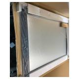 24x32 Inch Black Bathroom Mirror for Wall, Thick Metal Framed Rectangle Mirrors for Over Sink, Bedroom, Living Room, Entryway, Anti-Rust, HD Tempered Glass