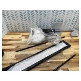 Retails for $140! Clear Acrylic Baby Gate 29.5-37.8" Wide Pressure Mount Clear Dog Gate Indoor - No Drill Auto Close, Walk Through Baby Gates for Stair & Doorways & Hallway