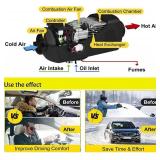 Retails for $103! Diesel Parking Heater,12V/8KW Diesel Air Heater,10L Fuel Tank and Muffler,smart LCD Display & Remote Control for RV,Truck,Trailer and Boat (JB-018)
