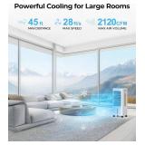 Retails for $140! Evaporative Air Cooler Portable: Fans That Blow Cold Air for Room, Bedroom, Indoor, Office - Swamp Cooling Fan with 19ft Remote, 12H Timer, 30dB Quiet, 3 Speeds, 2.1Gal Water Tank, I