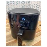 Chefman Air Fryer 4 QT Compact Airfryer for Quick & Easy Meals in Minutes, Features Hi-Fry Technology for Extra Crisp, Touchscreen Controls with 4 Presets, Nonstick & Dishwasher Safe Basket - Black