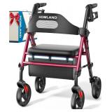 Foldable Rollator Walkers with Seat for Seniors, 8