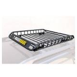 46 in. X 36 in. X 4-1/2 in. 150 lbs. Capacity Universal Steel Roof Rack Car Top Cargo Carrier/Basket