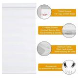 Persilux Zebra Blinds for Windows, Cordless Roller Blinds (50" W x 72" H, White) Light Filtering Sheer Window Treatments, Light Control for Day and Night, Room Darkening Roller Shades for Windows