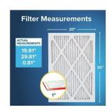 Filtrete 20x30x1 HVAC Furnace Air Filter, MPR 1000 MERV 11, Allergen Defense, 2 Pack