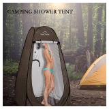 Your Choice Pop Up Privacy Shower Tent - Portable Changing Tent for Camping, Beach & Hiking - 6.2FT Lightweight with Carry Bag, Quick Setup & Full Coverage