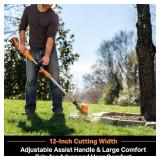 LawnMaster CLGT2412S 24V 12" Cordless String Trimmer 2.0AH Battery