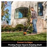 LawnMaster CLGT2412S 24V 12" Cordless String Trimmer 2.0AH Battery