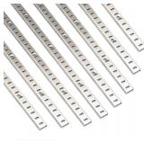 Adjustable Shelf Bracket 40 Inch 8 Pack Silver Shelf Pilaster Strips Shelf Rail Shelf Track Adjustable Wall Shelves Shelf Standards and Supports for Cabinet Closet Organization