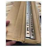Adjustable Shelf Bracket 40 Inch 8 Pack Silver Shelf Pilaster Strips Shelf Rail Shelf Track Adjustable Wall Shelves Shelf Standards and Supports for Cabinet Closet Organization