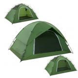 Vela Camping Tent for 2 Person, 4 Person, 6 Person - Waterproof Two Person Tents for Camping, Small Easy Up Tent for Family, Outdoor, Kids, Scouts in All Weather and All Season by Clostnature