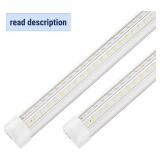 Led Shop Lights,4FT LED Light 50W 6500K 7000LM Led Daylight,Garage Light Linkable Clear Cover Integrated V-Shape for Garage Warehouse Workbench Workshop(2-Pack)