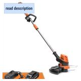 LawnMaster CLGT2412S 24V 12" Cordless String Trimmer 2.0AH Battery