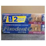 Fixodent Ultra Max Hold Dental Adhesive - 2.2oz/2pk