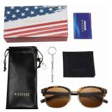Retro Polarized Sunglasses for Women Men UV Protection Womens Mens Stylish Shades